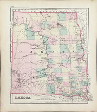 Load image into Gallery viewer, Colton, J.H. &quot;Dakota&quot; [Wisconsin on verso]
