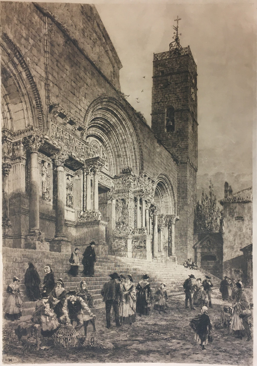 Haig, Axel   “Basilica of St. Gilles, Arles”  [France]