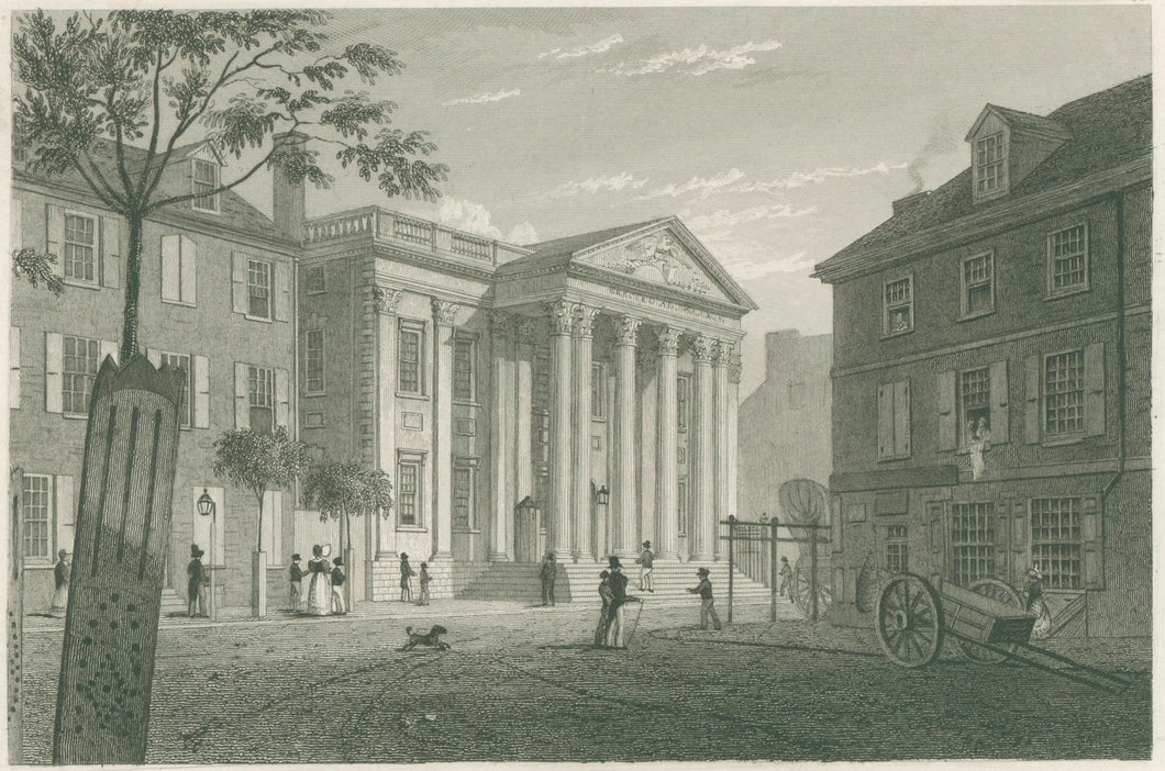 Burton, C. “Stephen Girard’s Bank Philadelphia”  [Still standing on Third and Dock Streets]