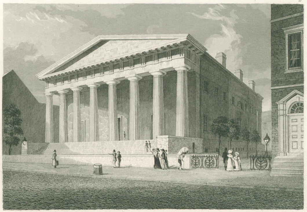 Burton, C.   “United States Bank, Philadelphia”  [Still standing on Chestnut Street]