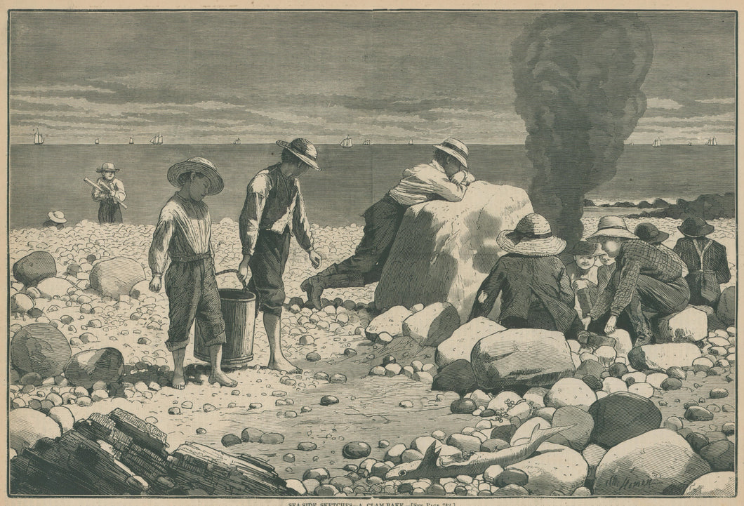 Homer, Winslow “Sea-Side Sketches-A Clam-Bake”