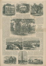 Load image into Gallery viewer, Harper&#39;s Weekly [Scenes in and around Boston, including] &quot;Harvard College&quot;
