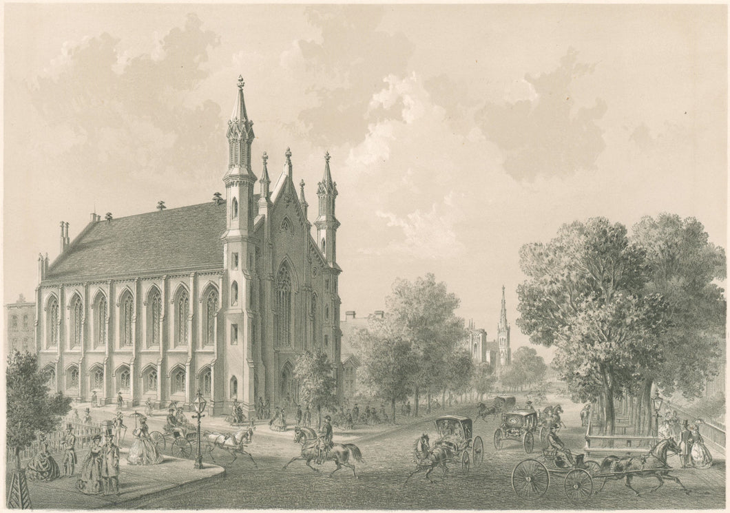 Kurz, Louis  “Wabash Avenue Methodist Church”  [Wabash & Harrison, Chicago]