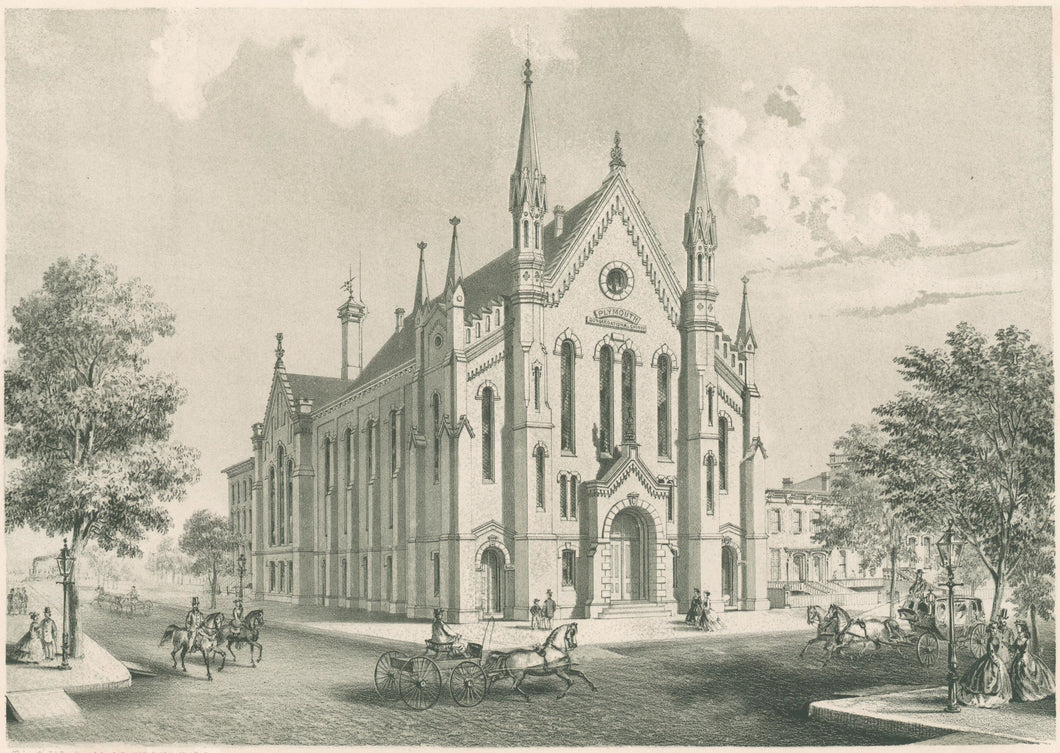 Kurz, Louis  “Plymouth Congregational Church”  [Wabash and Eldridge, Chicago]