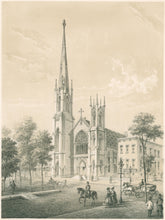 Load image into Gallery viewer, Kurz, Louis  &quot;1st. Babtist [sic] Church”  [Wabash, just south of Hubbard Court, Chicago ]
