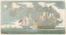 Load image into Gallery viewer, Unattributed  “Chesapeake and Shannon.”  From Horace Kimball’s &quot;American Naval Battles…&quot;
