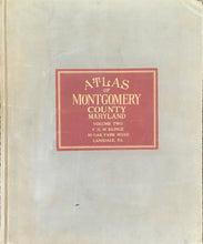 Load image into Gallery viewer, Klinge, F.H.M. &quot;Atlas of Montgomery County, Maryland.  Volume 2&quot;
