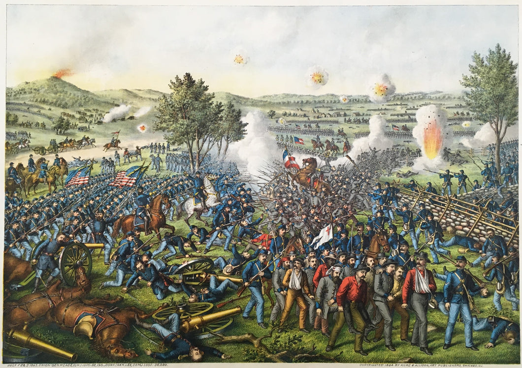 Kurz & Allison “Battle of Gettysburg”