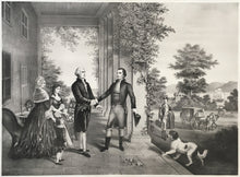 Load image into Gallery viewer, Tholey, Charles P. “Genl. Lafayette’s Departure from Mount Vernon 1784”
