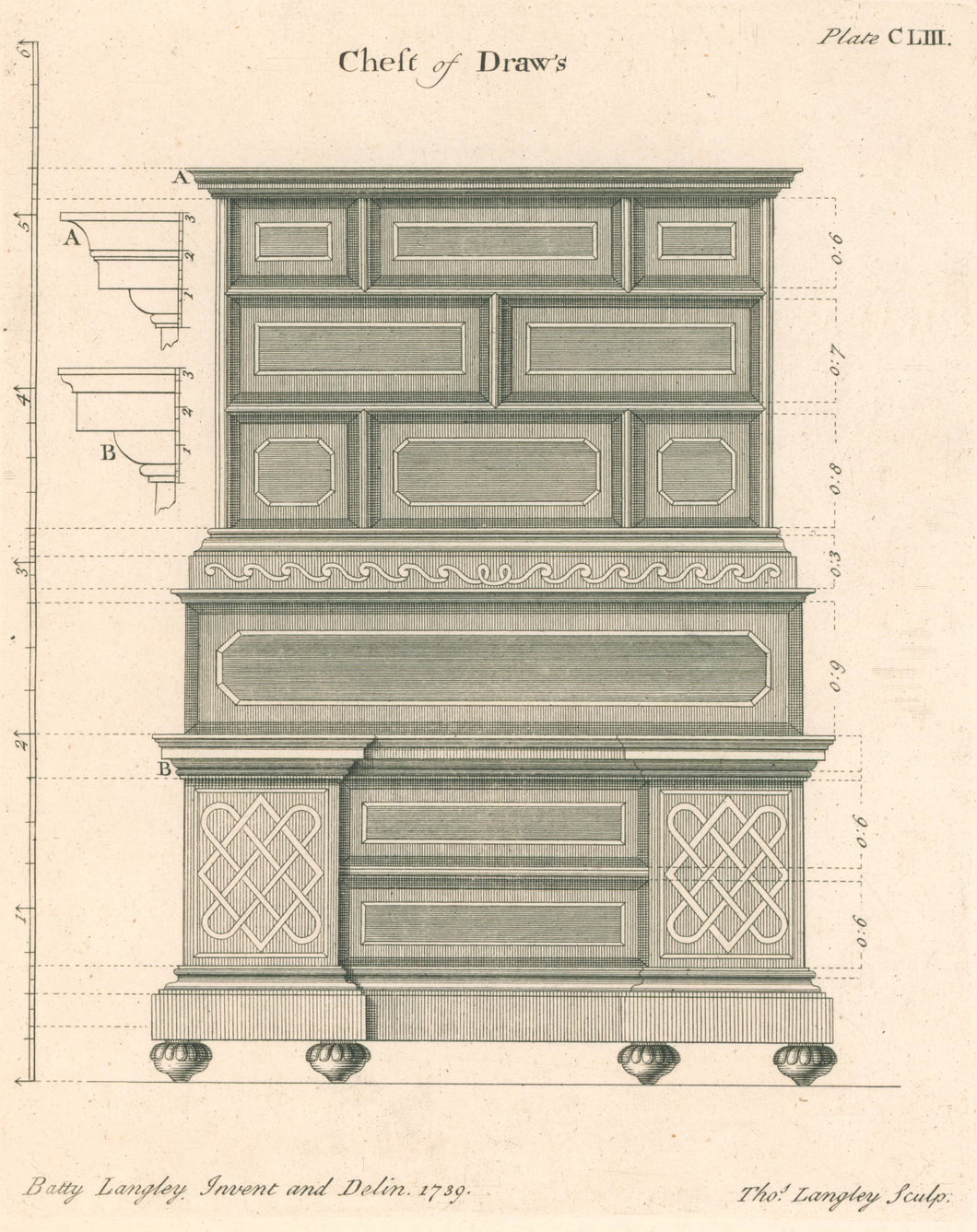 Langley, Batty Plate CLIII “Chest of Draw's”