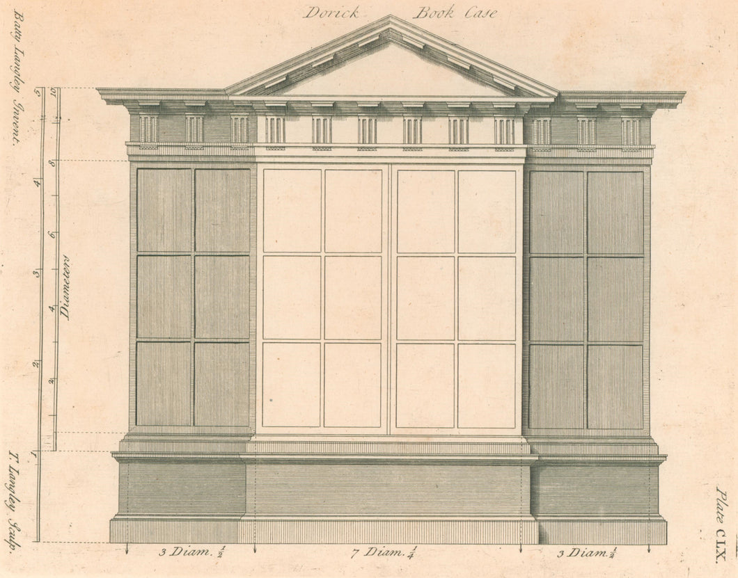 Langley, Batty Plate CLX “Dorick Book Case”