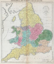 Load image into Gallery viewer, Gros, C. “England and Wales, . . . : Intended for the Elucidation of Lavoisne&#39;s Historical Atlas”
