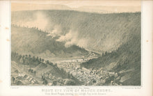 Load image into Gallery viewer, Queen, James after an ambrotype by H.P. Osborn.  “Bird’s Eye View of Mauch Chunk From Mount Pisgah, showing the Lehigh Gap in the Distance”
