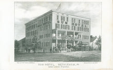 Load image into Gallery viewer, Unattributed after an ambrotype by H.P. Osborn.  “Sun Hotel, Bethlehem, PA&quot;
