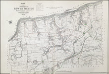 Load image into Gallery viewer, Leverings, John  &quot;A Map of the Township of Lower Merion, Montgomery County, Pennsylvania, 1851&quot;
