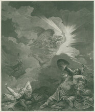 Load image into Gallery viewer, de Loutherbourg, P.J. “The Angel Destroying the Assyrian Camp.” From Thomas Macklin’s &quot;Holy Bible&quot;
