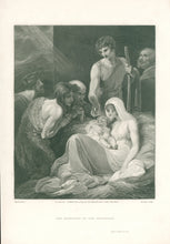 Load image into Gallery viewer, Westall, Richard “The Adoration of the Shepherds.” From Thomas Macklin’s &quot;Holy Bible&quot;
