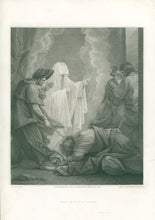 Load image into Gallery viewer, Benjamin West “The Witch of Endor.” From Thomas Macklin’s &quot;Holy Bible&quot;
