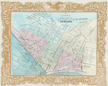 Load image into Gallery viewer, Magnus, Charles  “Map of the City of Newark”  [New Jersey]
