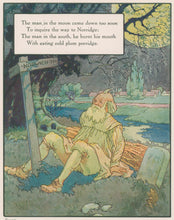 Load image into Gallery viewer, Richardson, Frederick &quot;The Man in the Moon came down too Soon&quot; From Eulalie Osgood Grover&#39;s Mother Goose
