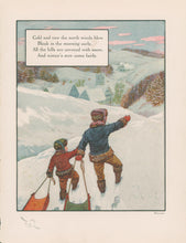 Load image into Gallery viewer, Richardson, Frederick &quot;Cold and Raw the North Winds Blow&quot; From Eulalie Osgood Grover&#39;s Mother Goose
