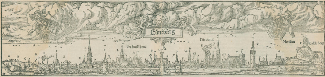 Munster, Sebastian.  “Lunenburg citta...”  [Lunen, Germany]