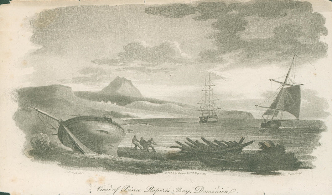 Pocock, Nicholas   “View of Prince Rupert’s Bay, Dominica”