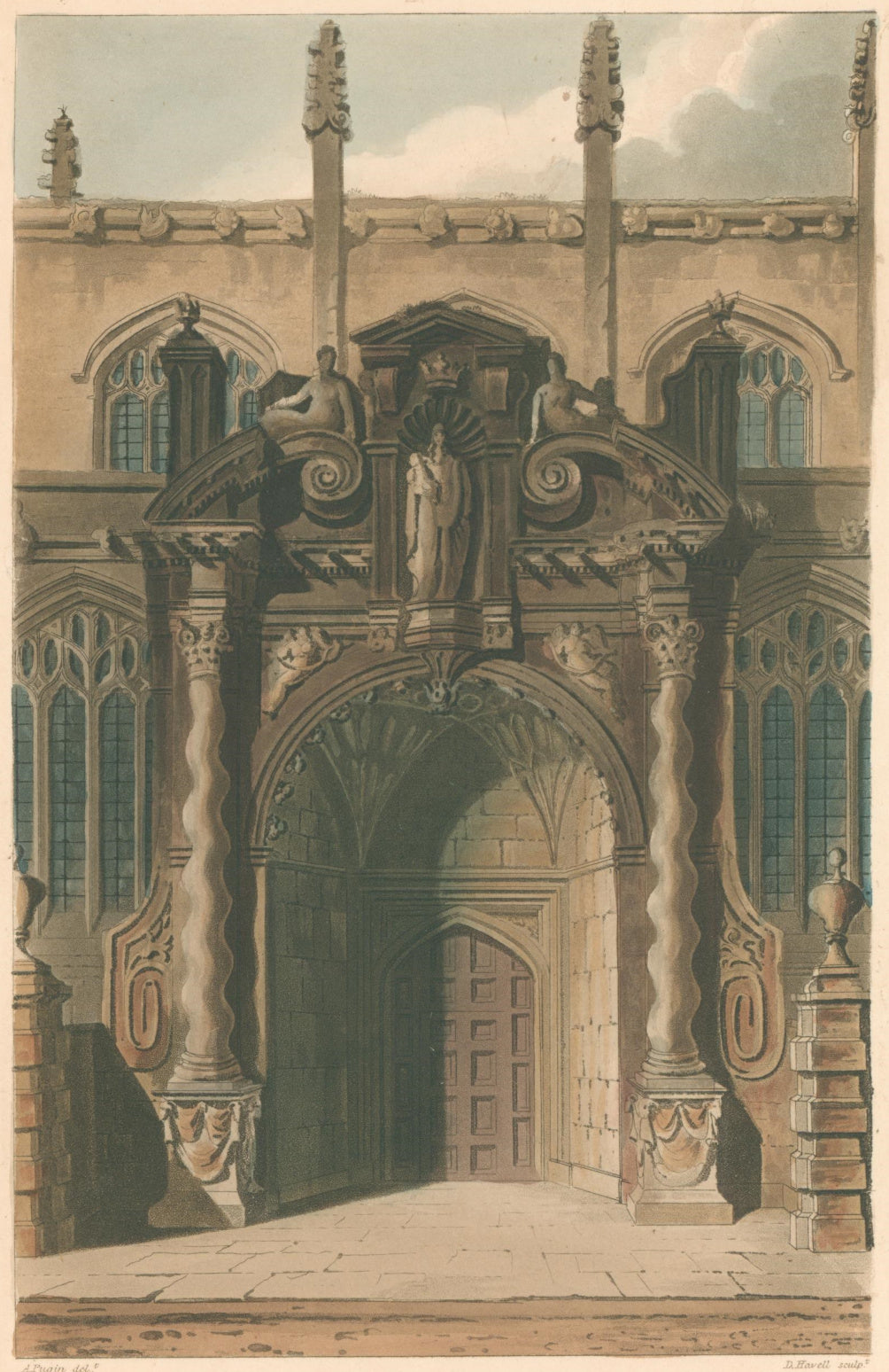 Pugin, A.  “Porch of St. Mary’s Church”