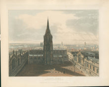 Load image into Gallery viewer, Nash, F.  “St. Mary’s Church, taken from the top of Radcliffe Library”

