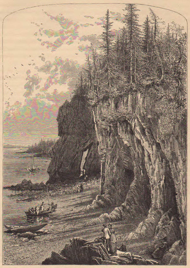 “The Cliffs near 'The Ovens.'