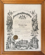 Load image into Gallery viewer, Unattributed  [Diploma from the Pennsylvania Military College, now Widener University]
