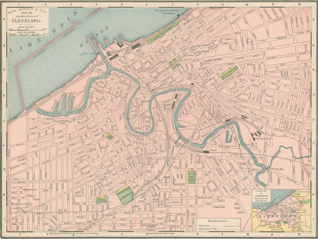 Rand, McNally “Cleveland”