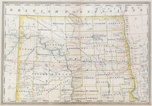 Load image into Gallery viewer, Rand, McNally  &quot;Map of Dakota – Northern Portion&quot;

