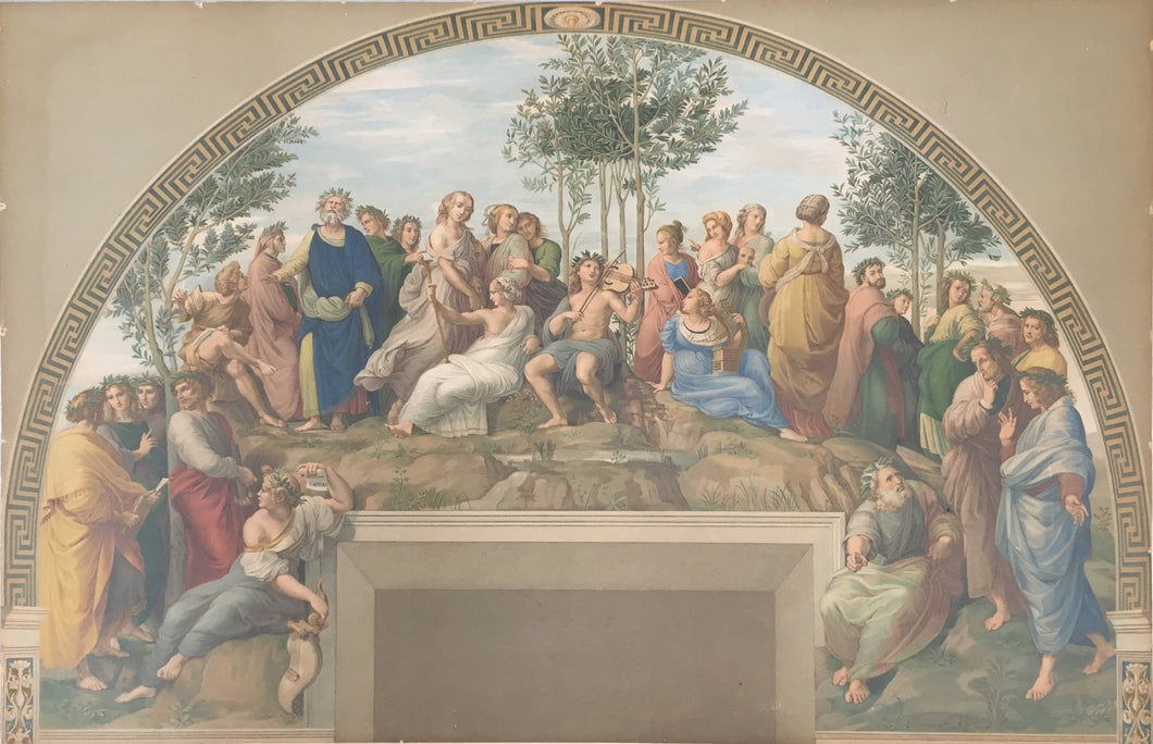 Mariannecci, Cesare after Raphael [Poets on Mount Parnassus]