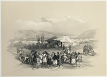 Load image into Gallery viewer, Roberts, David &quot;Encampment of the Pilgrims at Jericho April 1st 1839.&quot; From &quot;Views in the Holy Land, Syria, Idumea, Arabia, Egypt and Nubia&quot;
