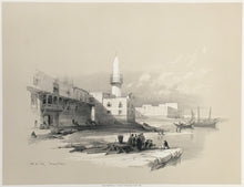 Load image into Gallery viewer, Roberts, David &quot;Quay at Suez February 11th 1839&quot; From &quot;Views in the Holy Land, Syria, Idumea, Arabia, Egypt and Nubia&quot;
