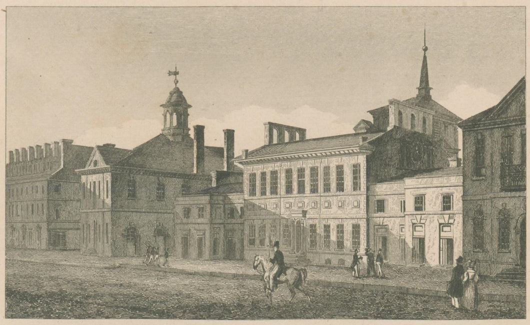 Unattributed  “Hotel de Ville, Philadelphie”  [Independence Hall]