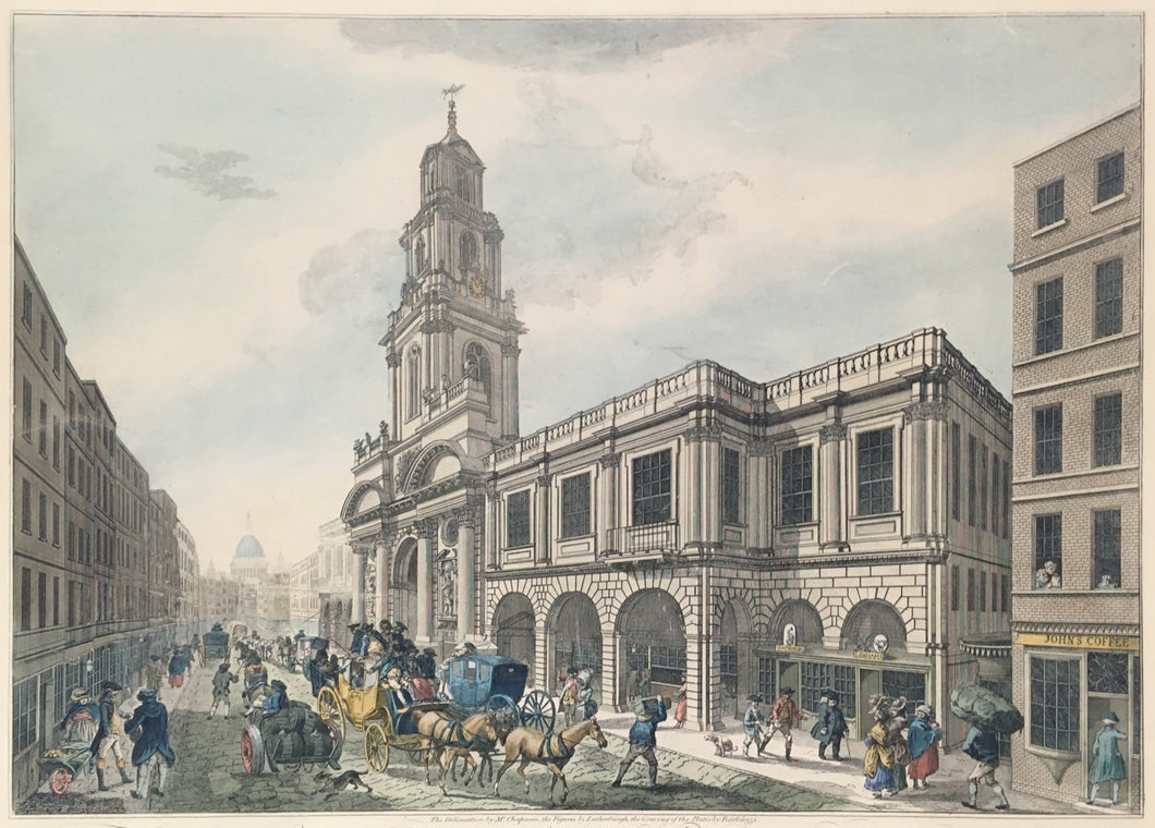 Chapman, J.  “Accurate View of the Outside of the Royal Exchange in London”
