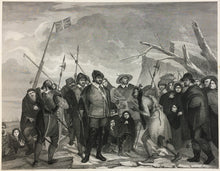 Load image into Gallery viewer, Sargent, Henry.  “To the Pilgrim Society of Plymouth this Plate of the Landing of the Pilgrims is Respectfully Dedicated”
