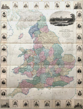 Load image into Gallery viewer, Seaton, Robert &quot;New Map of England &amp; Wales&quot;
