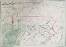 Load image into Gallery viewer, Sheafer, P.W. &quot;Iron, Railroad, Canal and Coal Map of Pennsylvania...&quot;
