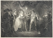 Load image into Gallery viewer, Hamilton, William Plate 29. “As You Like It, Act V, Scene iv. Forest of Arden. Rosalind discovering herself to Orlando&quot;
