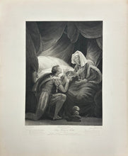 Load image into Gallery viewer, Boydell, Josiah Plate 65. “Second Part, King Henry IV, Act IV, Scene iv. Westminster. King Henry and the Prince of Wales&quot;
