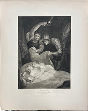 Load image into Gallery viewer, Northcote, James Plate 77. “Richard III, Act III, Scene ii. The Murder of the Princes in the Tower&quot;
