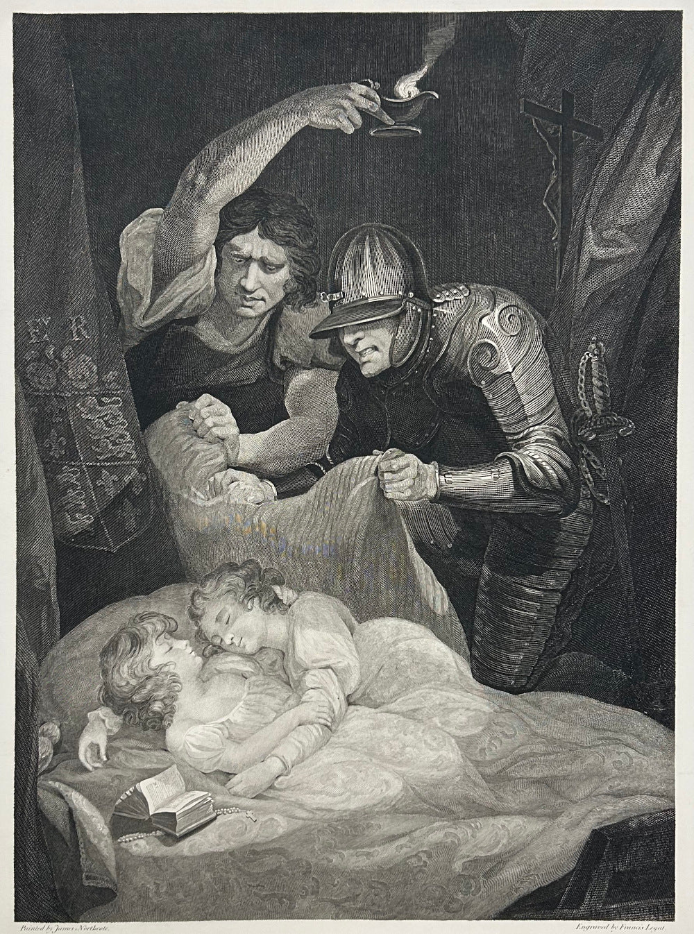 Northcote, James Plate 77. “Richard III, Act III, Scene ii. The Murder of the Princes in the Tower