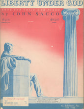 Load image into Gallery viewer, Unatrributed &quot;Liberty Under God Song for Voice and Piano by John Sacco&quot;
