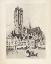 Load image into Gallery viewer, Slocombe, Edward   “St. Rumbold’s Cathedral, Mechelen, Belgium”
