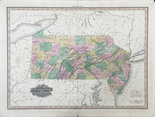 Load image into Gallery viewer, Tanner, Henry S.  &quot;Map of Pennsylvania and New Jersey&quot;
