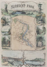 Load image into Gallery viewer, Taylor, Frank H. “Fairmount Park.  Scenes in Fairmount Park, Philadelphia with a Map Showing the Site of the Proposed Centennial Buildings”
