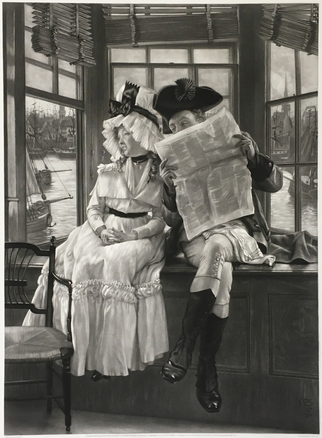 Tissot, Jacques-Joseph (James)   “News of Our Marriage”